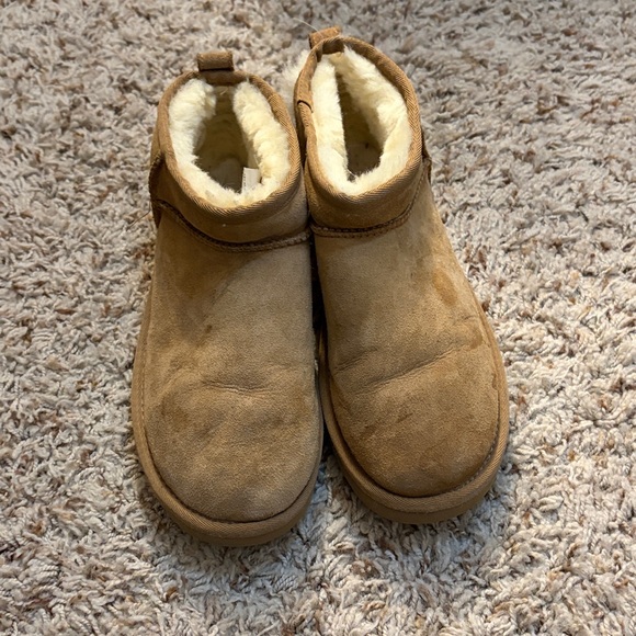 Ugg Classic Ultra Mini Boot Chestnut size 6 - Picture 2 of 8